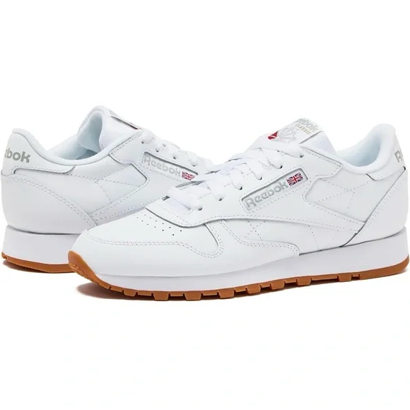 NWT/NIB • Reebok Women's Classic White Leather Sneakers • Women’s US 7.5 - Picture 2 of 14